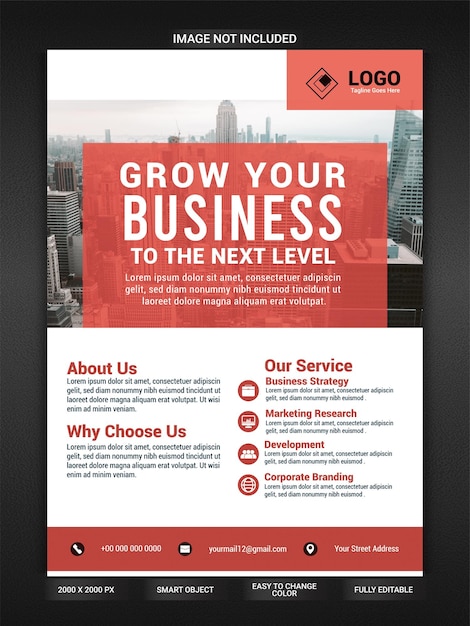 PSD corporate business flyer template