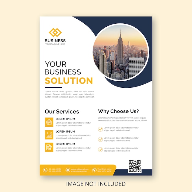 PSD corporate business flyer template