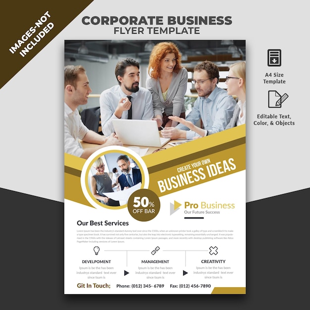 corporate business flyer template