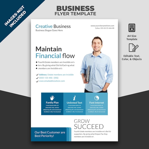 corporate business flyer template