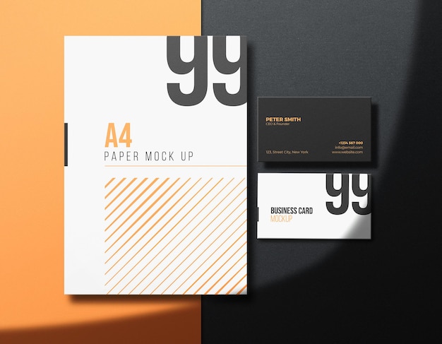 Corporate business mockup set