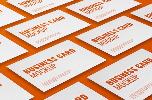 PSD corporate business name card mockup