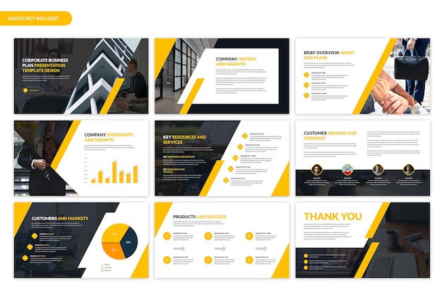 Corporate business overview and presentation template