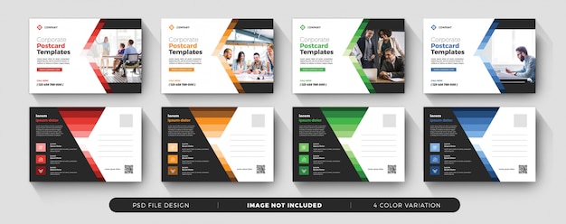 PSD corporate business potcard