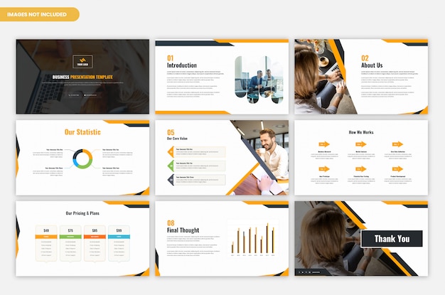 PSD corporate business and project presentation template