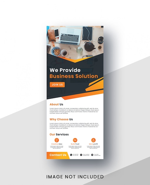 Corporate business roll up banner template