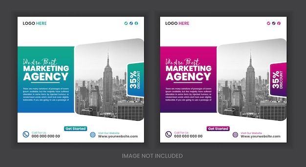 Corporate Business Social Media Post Design And instagram Business promotion