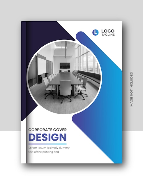PSD 会社の年次報告書、ビジネス パンフレット、ブックカバーのデザイン