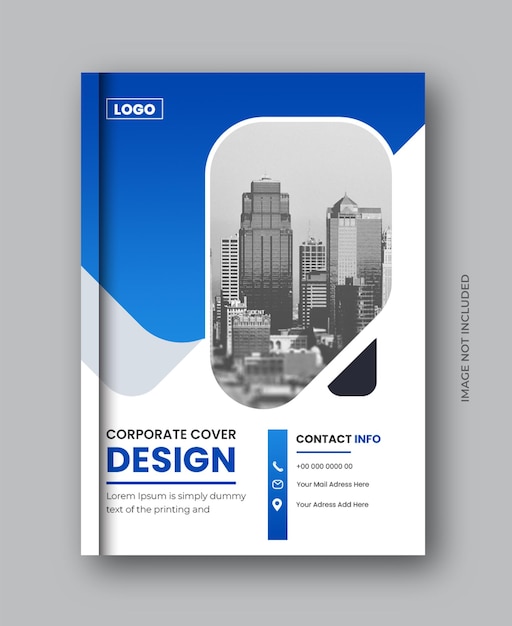 PSD corporate company profile brochure modern annual report business book cover design