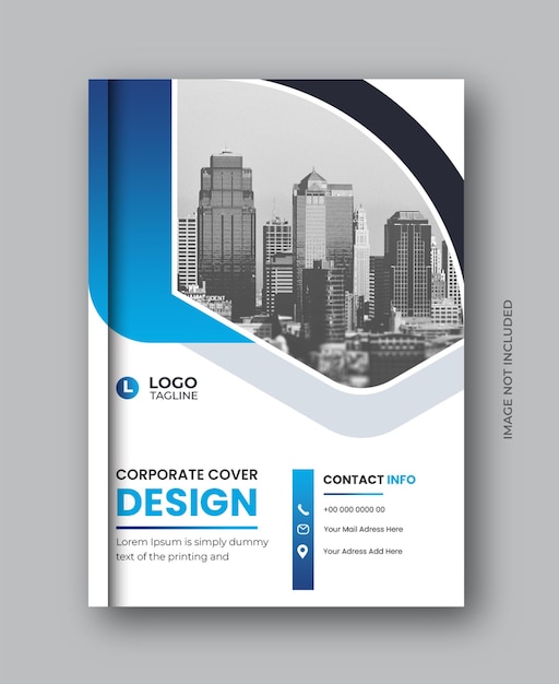 Corporate company profile brochure modern annual report business book cover design