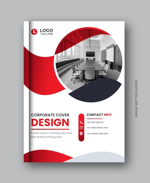 PSD corporate company profile brochure modern annual report business book cover design