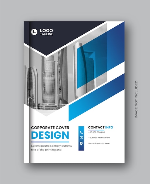 PSD corporate company profile brochure modern annual report business book cover design