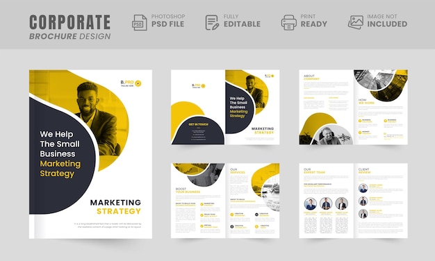 Corporate creative brochure design