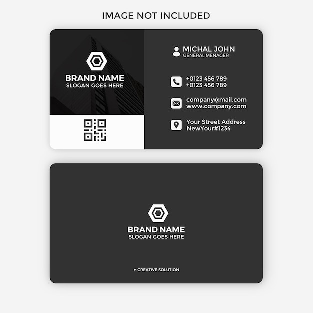 PSD corporate creative business card