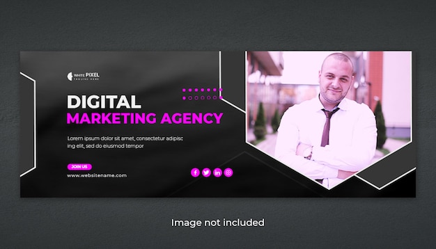 Corporate digital marketing agency  social media cover post design