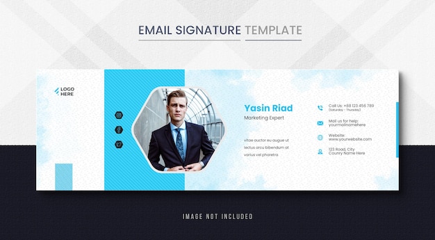 企業の電子メール署名テンプレートのデザイン