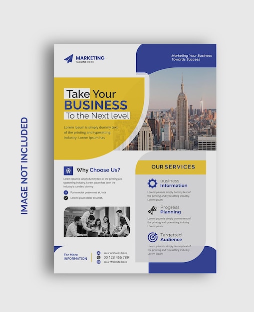 Corporate flyer business flyer commercial flyer design modern new creative flyer design