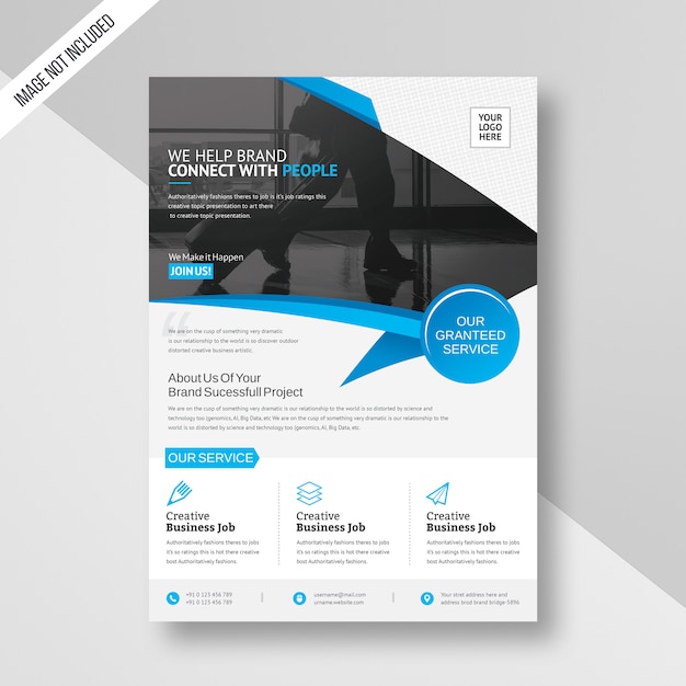 PSD corporate flyer design