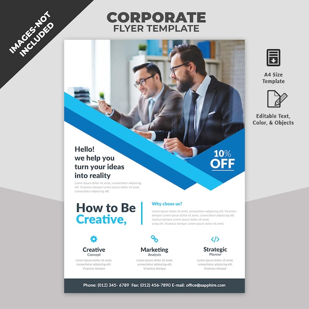 corporate flyer template for business promotion