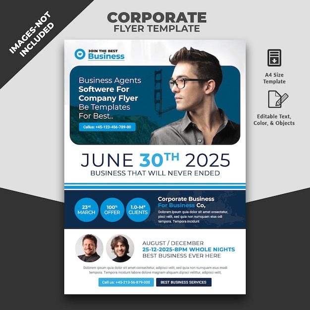 corporate flyer template for business promotion