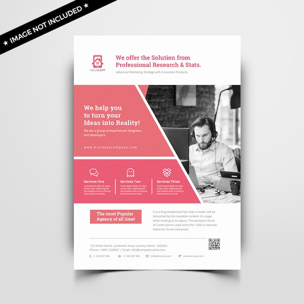 Corporate flyer template