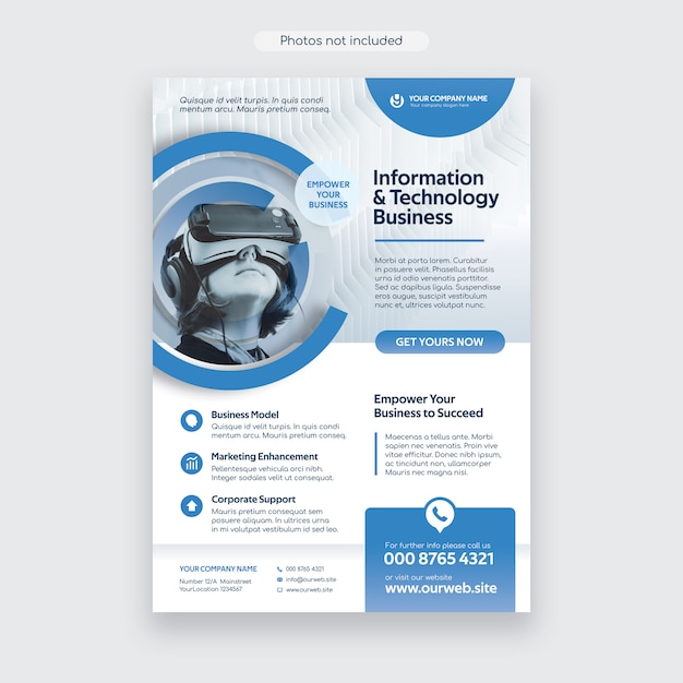 PSD corporate flyer template