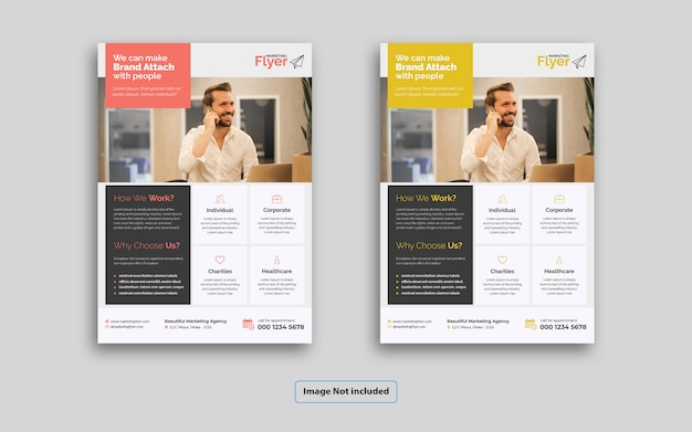 Corporate flyer template