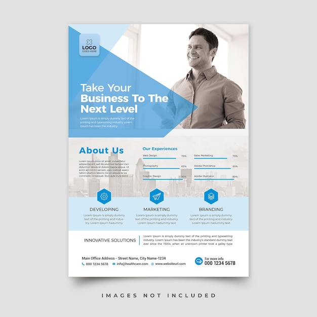 PSD corporate flyer template