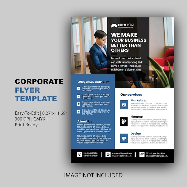 PSD corporate flyer template