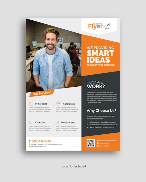 PSD corporate flyer