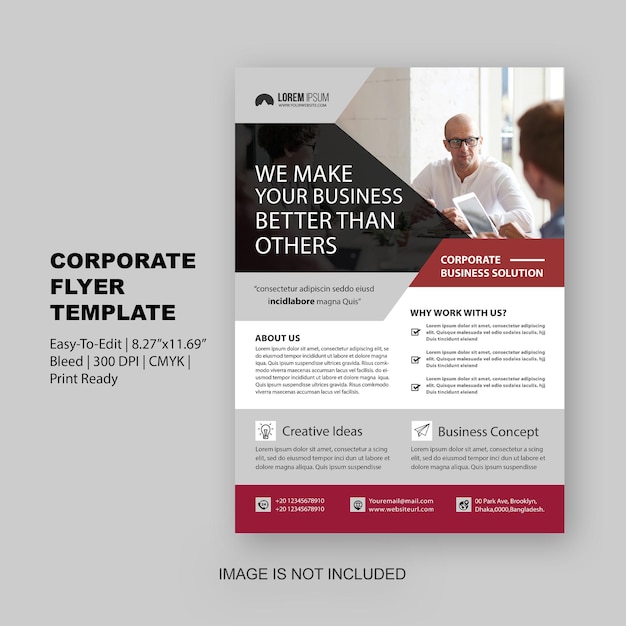 PSD corporate flyer