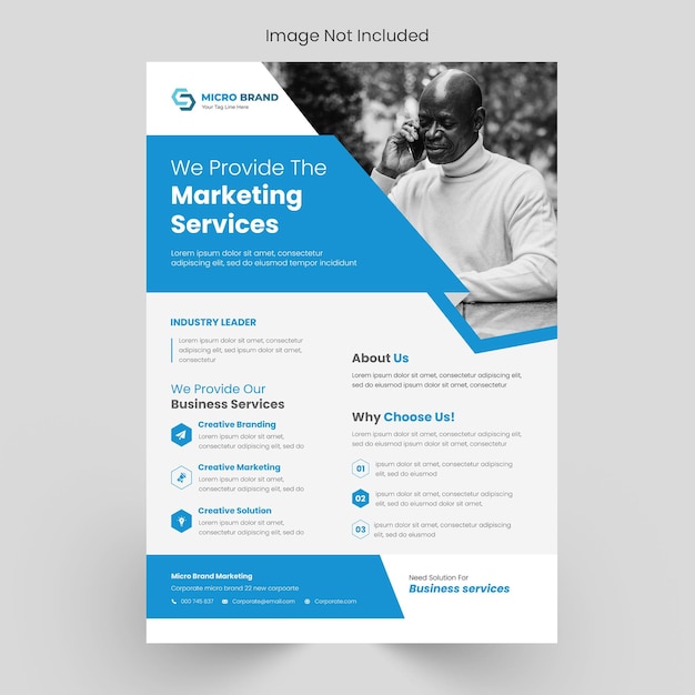 PSD corporate flyer