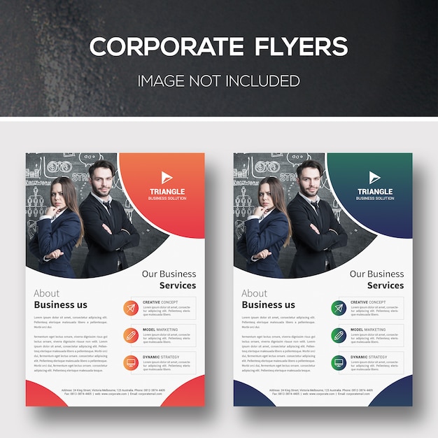 PSD corporate flyer