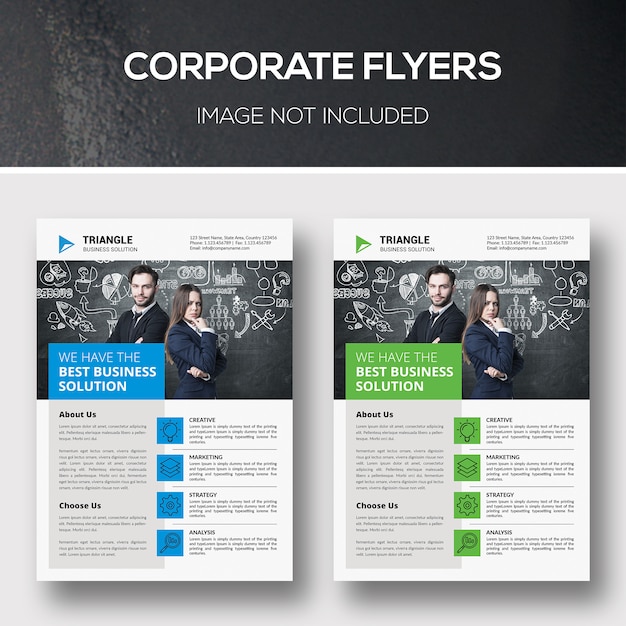 Corporate flyers