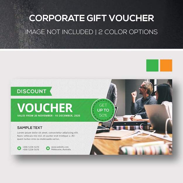 Corporate gift voucher