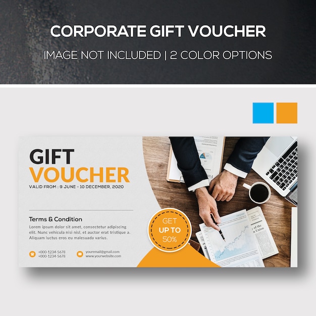 Corporate gift voucher