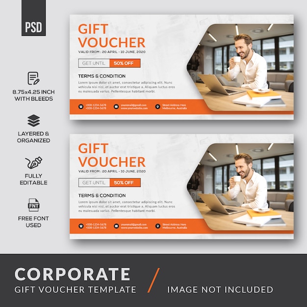 PSD corporate gift voucher