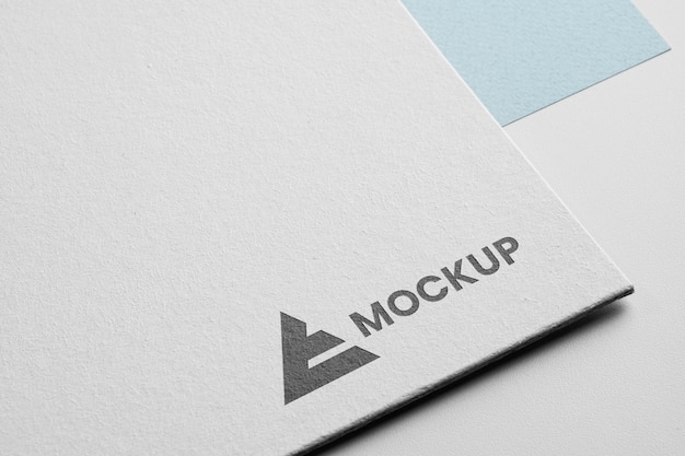 Corporate identity mock-up logo