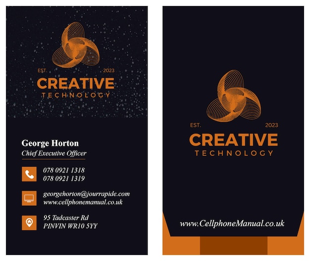 PSD corporate identity template creative business card