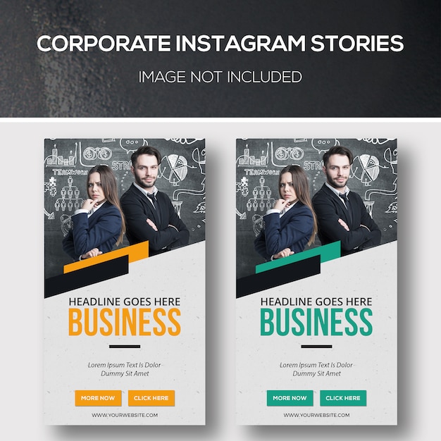 PSD corporate instagram stories