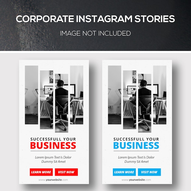 PSD corporate instagram stories