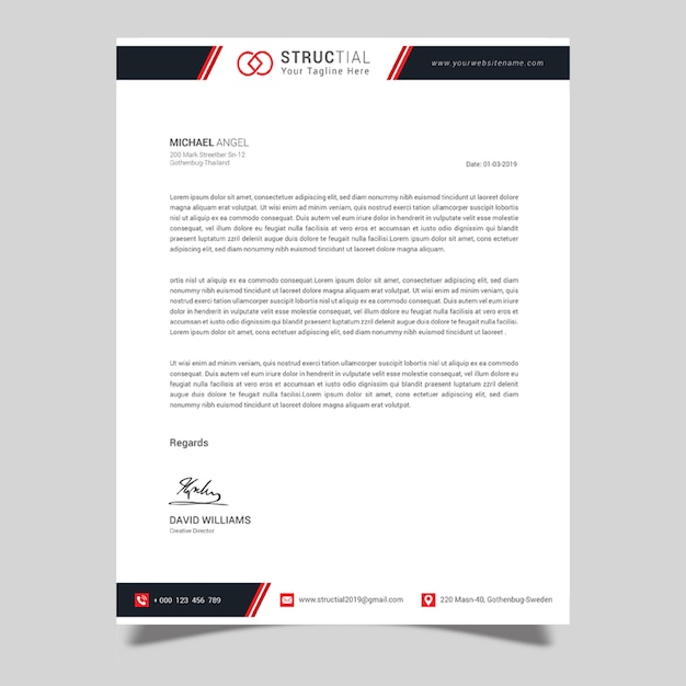 PSD corporate letterhead