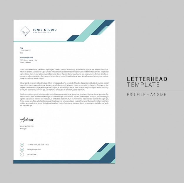 Corporate letterhead