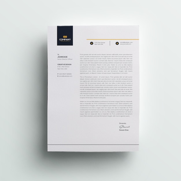 Corporate Letterhead