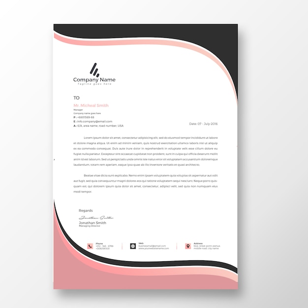 Corporate letterhead