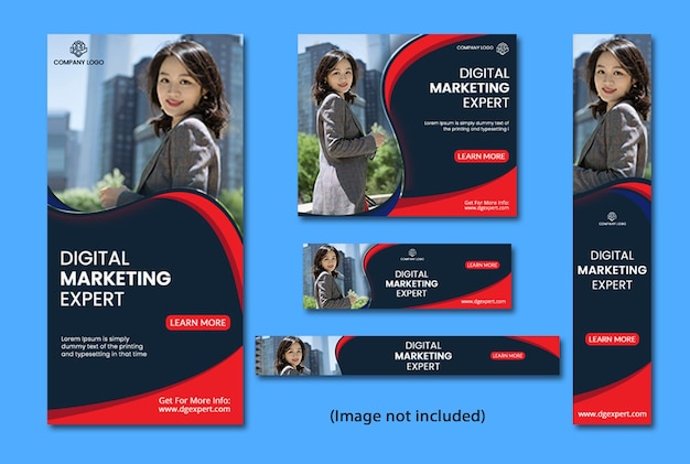 PSD company_marketing_website_web_google_flex_social media_banner_set_posts_ad_ads_poster_template_ads