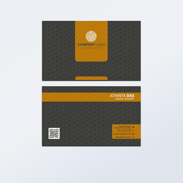 Corporate modern creative and clean business card template