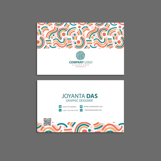 Corporate modern creative and clean business card template