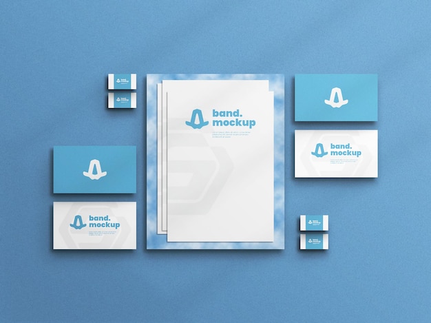 Corporate stationary mockup