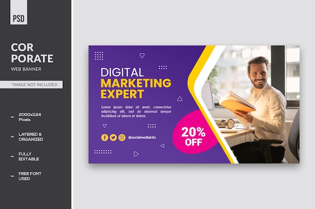 Corporate web banner